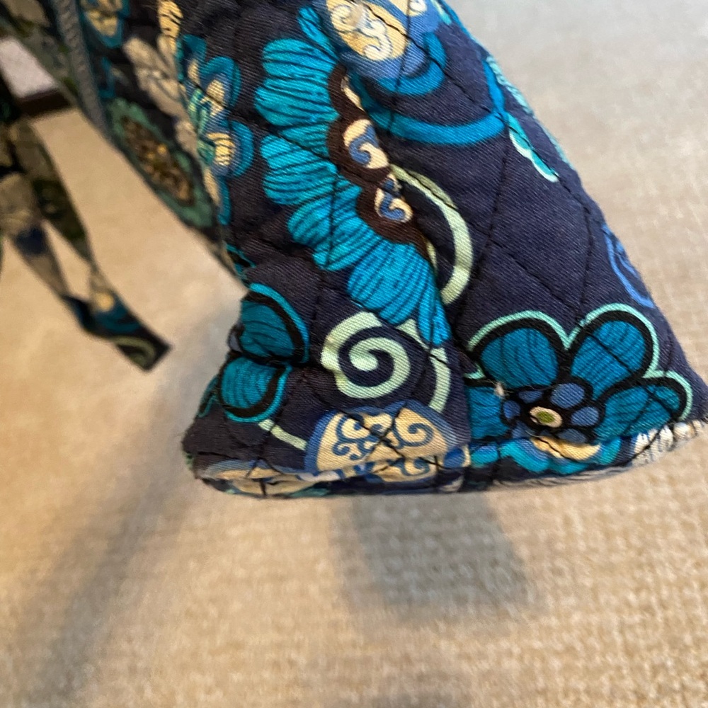 Vera Bradley Tote in Mod Floral Blue - Picture 12 of 16